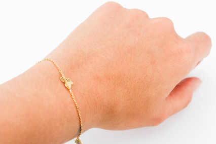 Pulsera de oro de 18k. de segunda mano. Joyería de ocasión | ROYALHYSTERIA