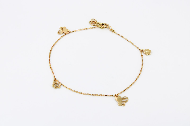 Pulsera de oro de 18k. de segunda mano. Joyería de ocasión | ROYALHYSTERIA