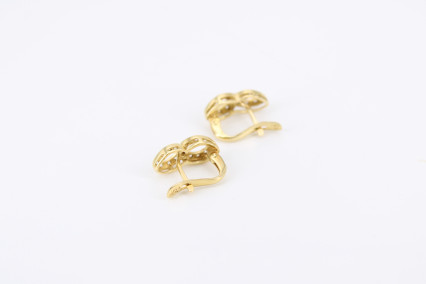 Pendiente de oro de 18k. de segunda mano. Joyería de ocasión | ROYALHYSTERIA