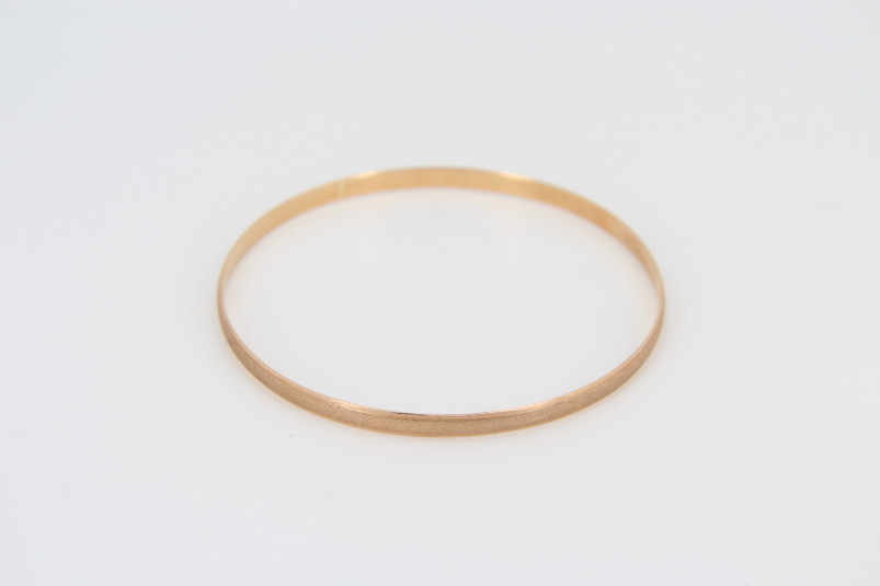 Caña de oro rosa de 18k. de segunda mano. Joyería de ocasión | ROYALHYSTERIA