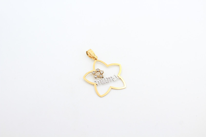 Colgante de oro de 18k. de segunda mano. Joyería de ocasión | ROYALHYSTERIA