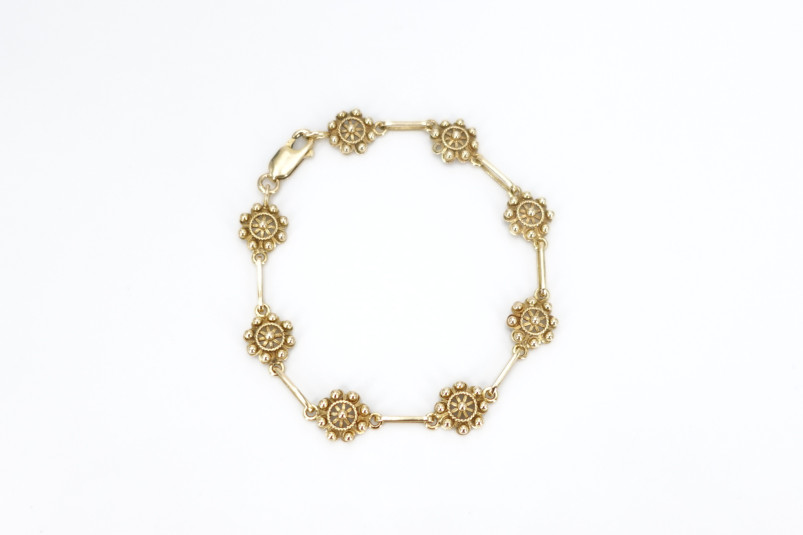 Pulsera de oro de 18k. de segunda mano. Joyería de ocasión | ROYALHYSTERIA
