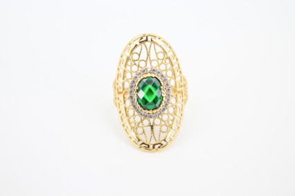 Anillo de oro de 18k. de segunda mano. Joyería de ocasión | ROYALHYSTERIA