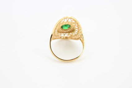 Anillo de oro de 18k. de segunda mano. Joyería de ocasión | ROYALHYSTERIA