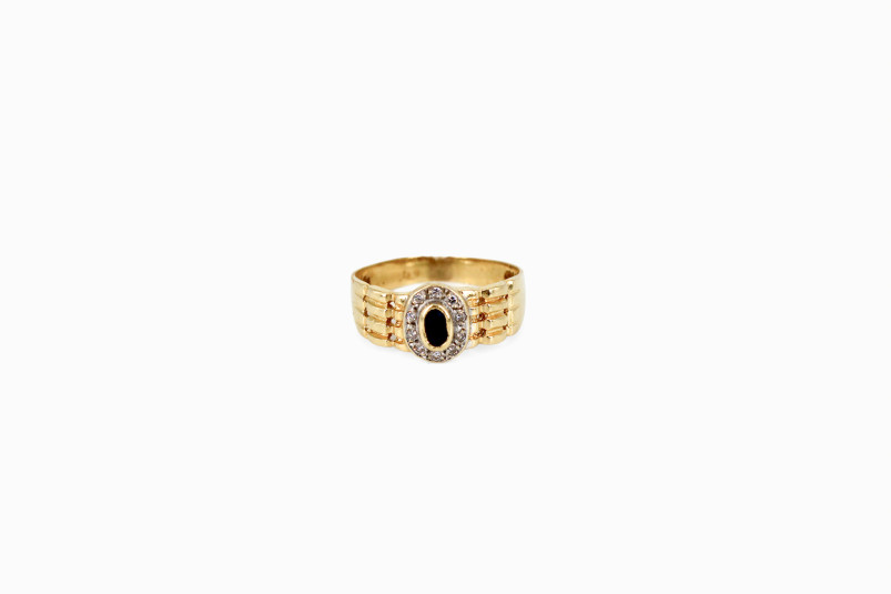 Solitario de oro de 18k. de segunda mano. Joyería de ocasión | ROYALHYSTERIA