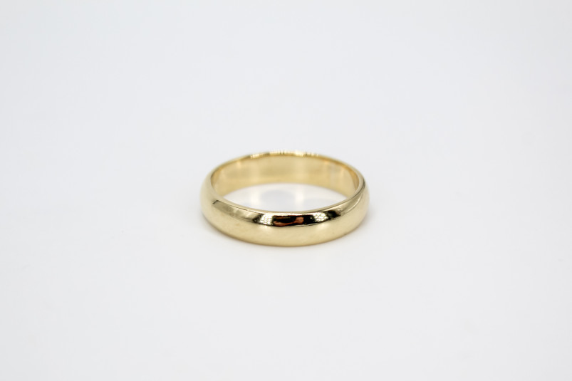 Alianza de oro de 18k. de segunda mano. Joyería de ocasión | ROYALHYSTERIA