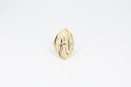 Anillo de oro de 18k. de segunda mano. Joyería de ocasión | ROYALHYSTERIA
