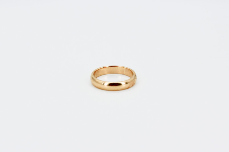 Alianza de oro de 18k. de segunda mano. Joyería de ocasión | ROYALHYSTERIA