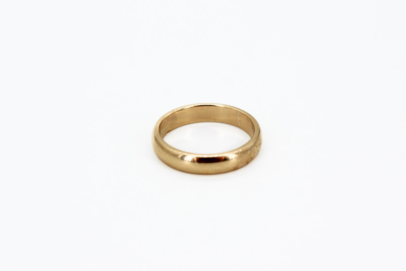 Alianza de oro de 18k. de segunda mano. Joyería de ocasión | ROYALHYSTERIA