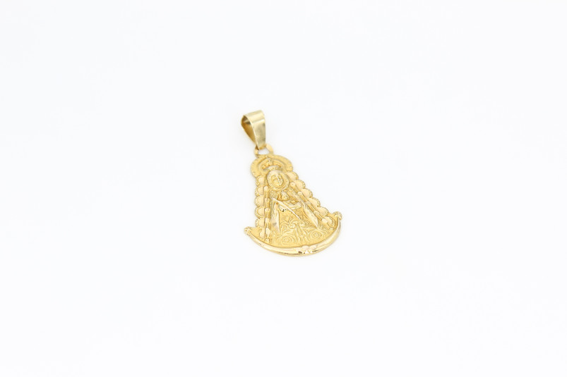 Medalla de oro de 18k. de segunda mano. Joyería de ocasión | ROYALHYSTERIA
