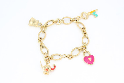 Pulsera de oro de 18k. de segunda mano. Joyería de ocasión | ROYALHYSTERIA
