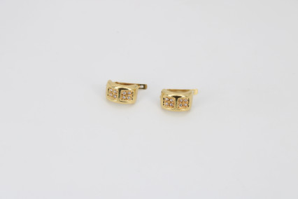 Pendiente de oro de 18k. de segunda mano. Joyería de ocasión | ROYALHYSTERIA