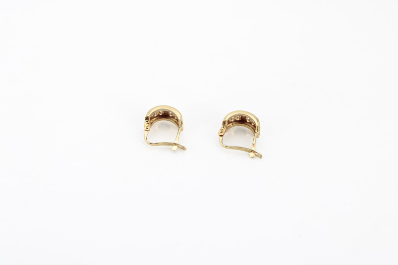 Pendiente de oro de 18k. de segunda mano. Joyería de ocasión | ROYALHYSTERIA