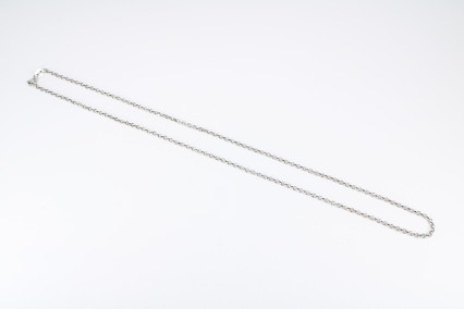 Cadena de oro blanco de 18k. de segunda mano. Joyería de ocasión | ROYALHYSTERIA