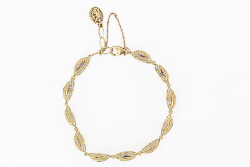 Pulsera de oro de 18k. de segunda mano. Joyería de ocasión | ROYALHYSTERIA