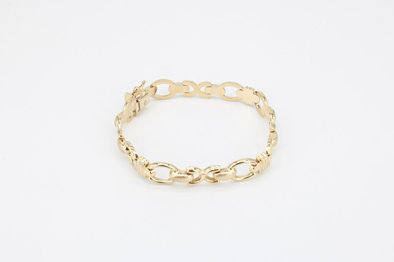 Pulsera de oro de 18k. de segunda mano. Joyería de ocasión | ROYALHYSTERIA