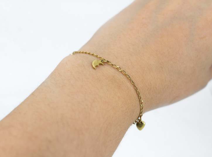 Pulsera de oro de 18k. de segunda mano. Joyería de ocasión | ROYALHYSTERIA
