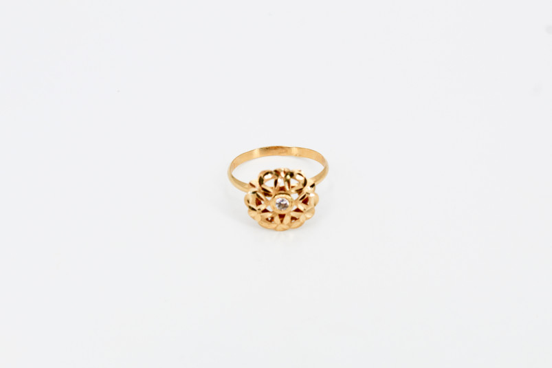 Anillo de oro de 18k. de segunda mano. Joyería de ocasión | ROYALHYSTERIA