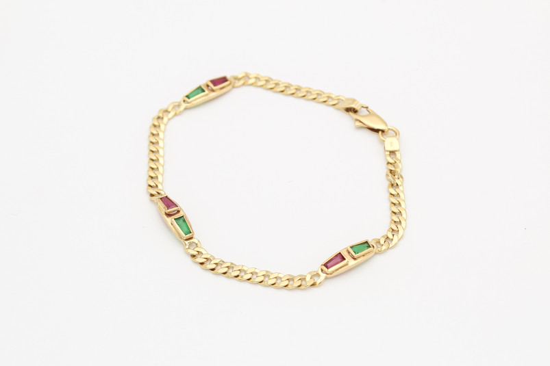 Pulsera de oro de 18k. de segunda mano. Joyería de ocasión | ROYALHYSTERIA
