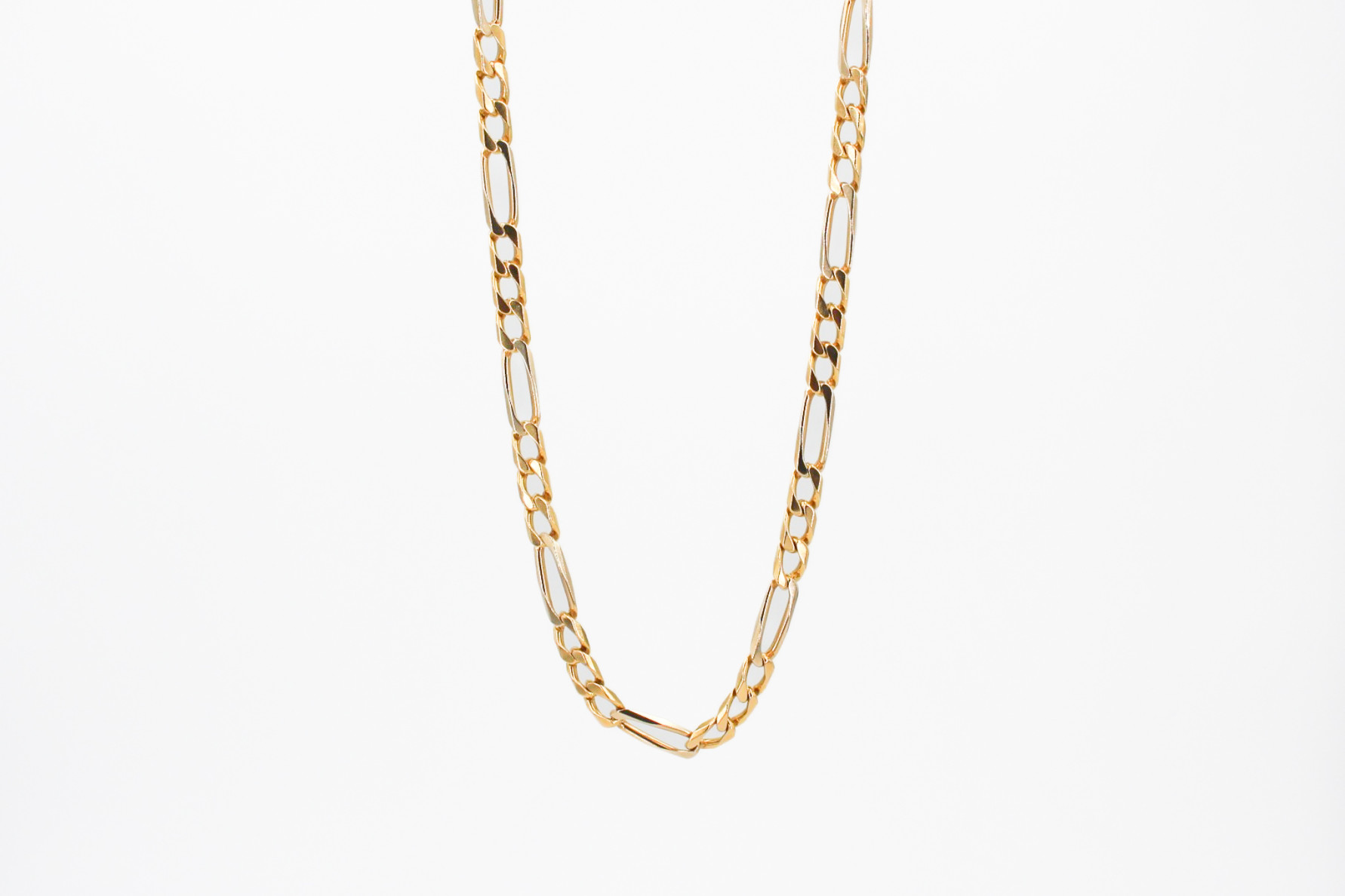 Cadena de oro combinado de 18k. de segunda mano. Joyería de ocasión | ROYALHYSTERIA