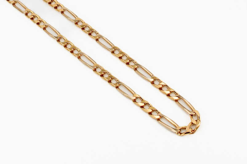 Cadena de oro combinado de 18k. de segunda mano. Joyería de ocasión | ROYALHYSTERIA