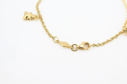 Pulsera de oro combinado de 18k. de segunda mano. Joyería de ocasión | ROYALHYSTERIA