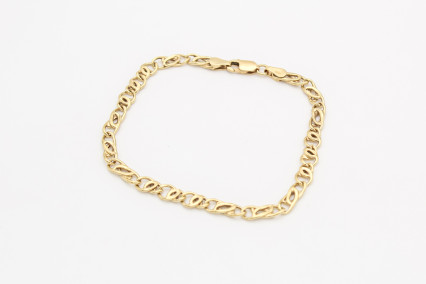 Pulsera de oro de 18k. de segunda mano. Joyería de ocasión | ROYALHYSTERIA