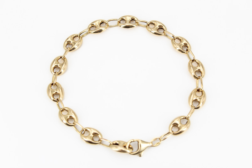 Pulsera de oro de 18k. de segunda mano. Joyería de ocasión | ROYALHYSTERIA