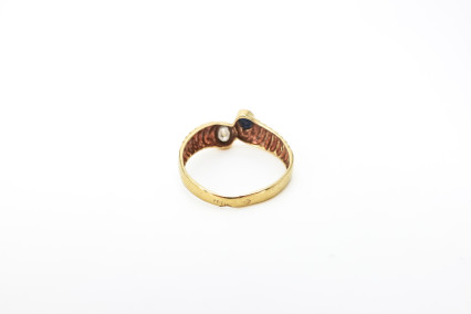 Anillo de oro de 18k. de segunda mano. Joyería de ocasión | ROYALHYSTERIA
