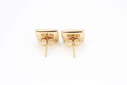 Pendiente de oro de 18k. de segunda mano. Joyería de ocasión | ROYALHYSTERIA