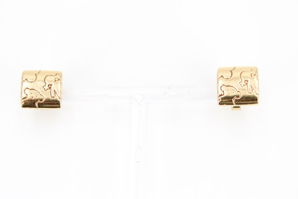 Pendiente de oro de 18k. de segunda mano. Joyería de ocasión | ROYALHYSTERIA