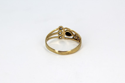 Anillo de oro de 18k. de segunda mano. Joyería de ocasión | ROYALHYSTERIA