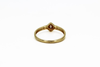 Solitario de oro de 18k. de segunda mano. Joyería de ocasión | ROYALHYSTERIA