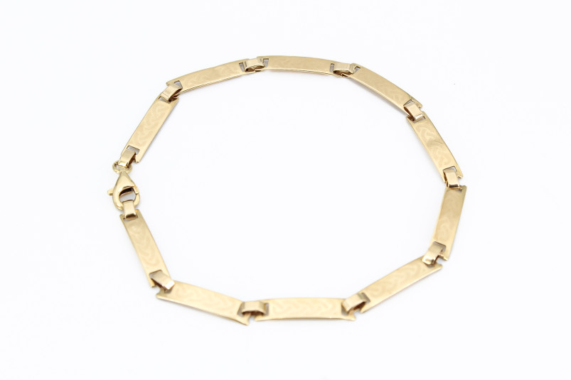 Pulsera de oro de 18k. de segunda mano. Joyería de ocasión | ROYALHYSTERIA