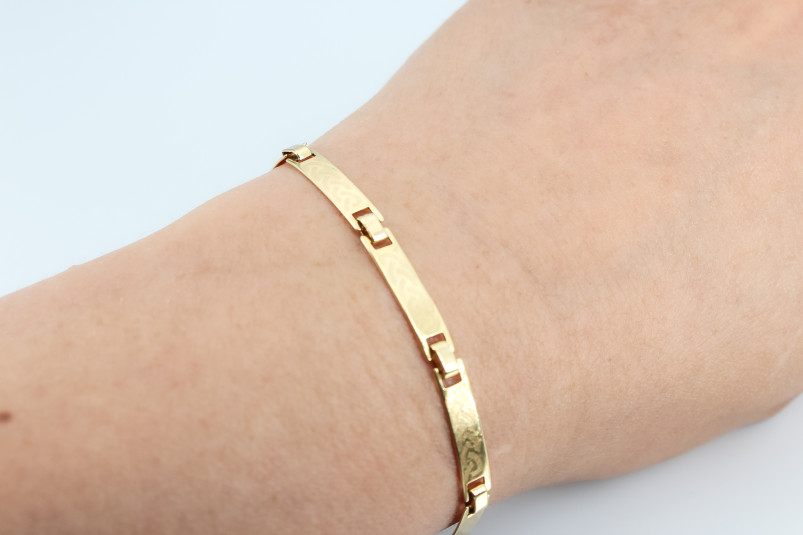 Pulsera de oro de 18k. de segunda mano. Joyería de ocasión | ROYALHYSTERIA
