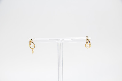 Pendiente de oro de 18k. de segunda mano. Joyería de ocasión | ROYALHYSTERIA