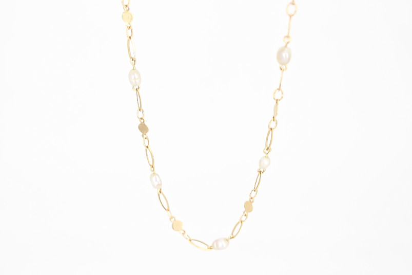 Collar de oro de 18k. de segunda mano. Joyería de ocasión | ROYALHYSTERIA