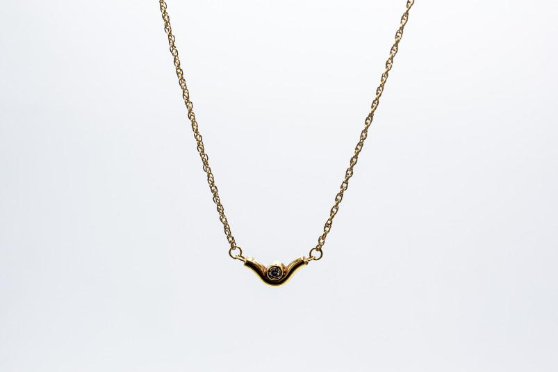 Collar de oro de 18k. de segunda mano. Joyería de ocasión | ROYALHYSTERIA