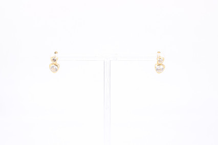 Pendiente de oro de 18k. de segunda mano. Joyería de ocasión | ROYALHYSTERIA