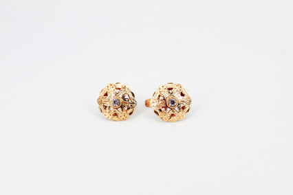 Pendiente de oro de 18k. de segunda mano. Joyería de ocasión | ROYALHYSTERIA