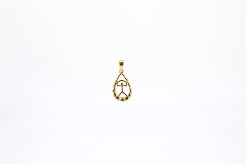 Colgante de oro de 18k. de segunda mano. Joyería de ocasión | ROYALHYSTERIA