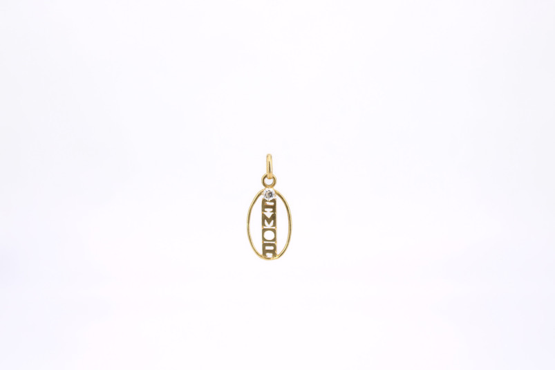 Colgante de oro de 18k. de segunda mano. Joyería de ocasión | ROYALHYSTERIA