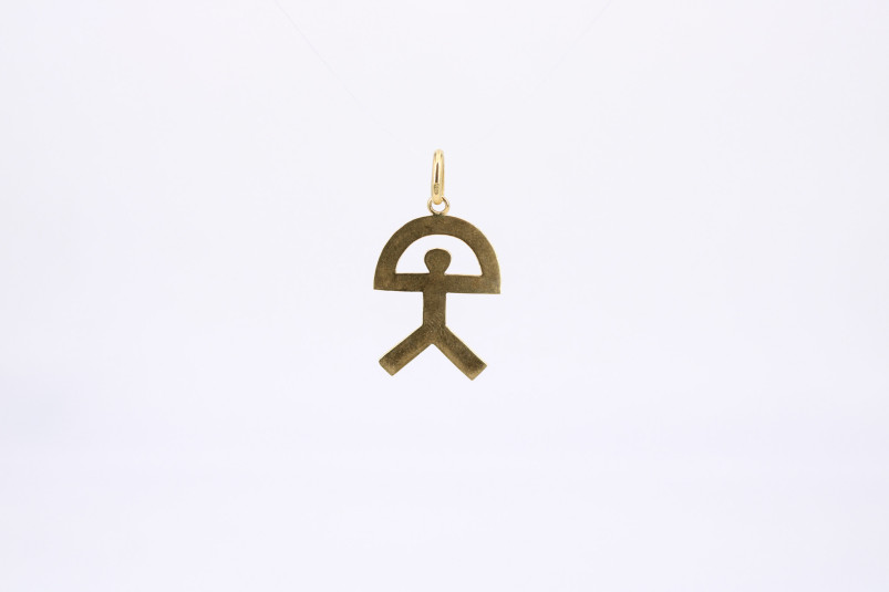 Colgante de oro de 18k. de segunda mano. Joyería de ocasión | ROYALHYSTERIA