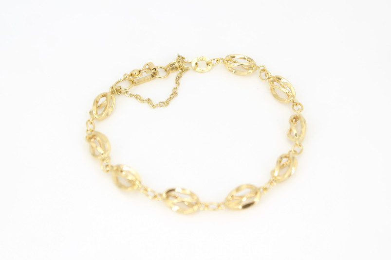 Pulsera de oro de 18k. de segunda mano. Joyería de ocasión | ROYALHYSTERIA