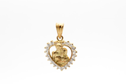 Colgante de oro de 18k. de segunda mano. Joyería de ocasión | ROYALHYSTERIA