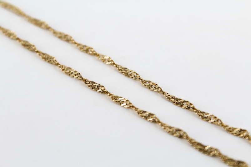 Cadena de oro de 18k. de segunda mano. Joyería de ocasión | ROYALHYSTERIA