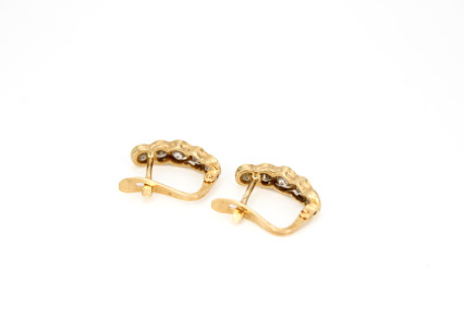Pendiente de oro de 18k. de segunda mano. Joyería de ocasión | ROYALHYSTERIA