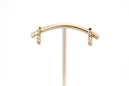 Pendiente de oro de 18k. de segunda mano. Joyería de ocasión | ROYALHYSTERIA