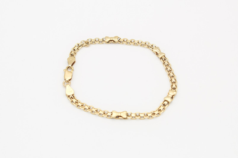 Pulsera de oro de 18k. de segunda mano. Joyería de ocasión | ROYALHYSTERIA