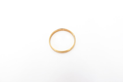 Alianza de oro de 18k. de segunda mano. Joyería de ocasión | ROYALHYSTERIA
